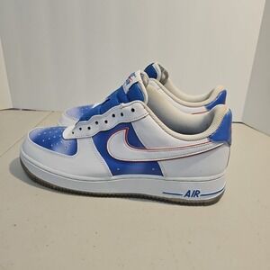 Nike Air Force 1 Low NJ Nets Hardwood Classics Pacific Blue Men's 9.5 DC1404-100